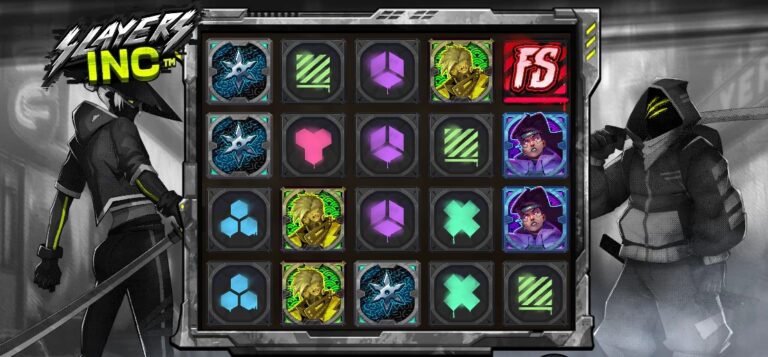 Slayers Inc slot review gameplay image – 250 spin test