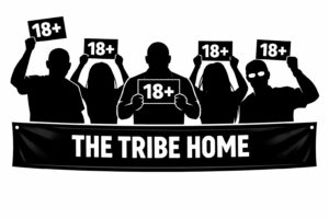 Tribe home image showing you need to be 18+ to use this website