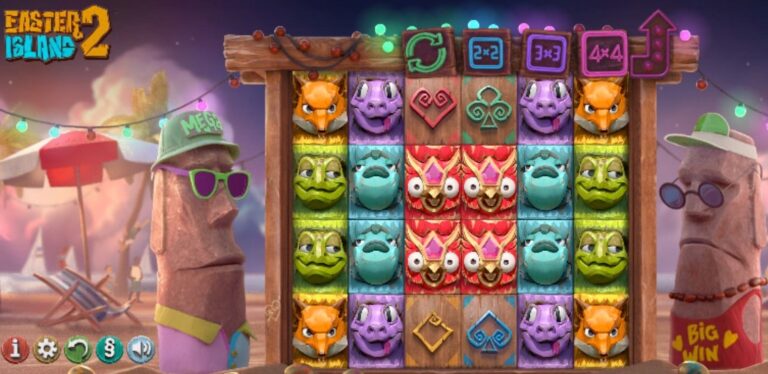 Easter Island 2 slot review gameplay image