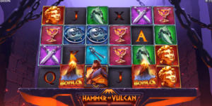 Hammer of Vulcan slot review gameplay image