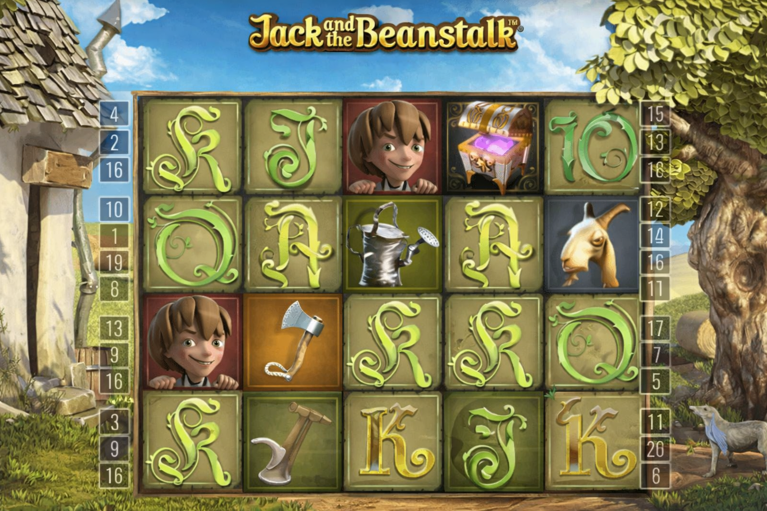 Jack and the Beanstalk slot review gameplay image