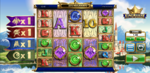 Kingmaker Megaways slot review gameplay image