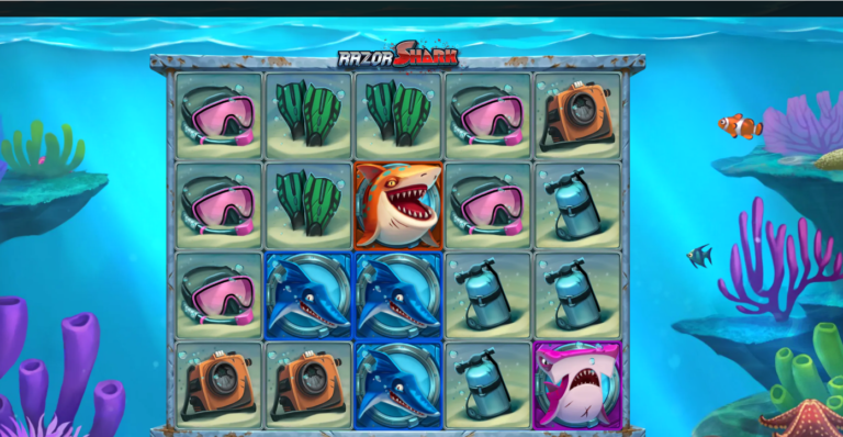 Razor Shark slot review gameplay image