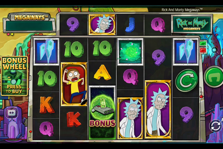 Rick and Morty Megaways slot review gameplay image