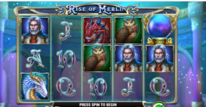 Rise of Merlin slot review gameplay image