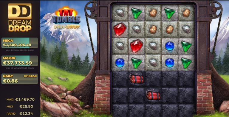TNT Tumble slot review gameplay image
