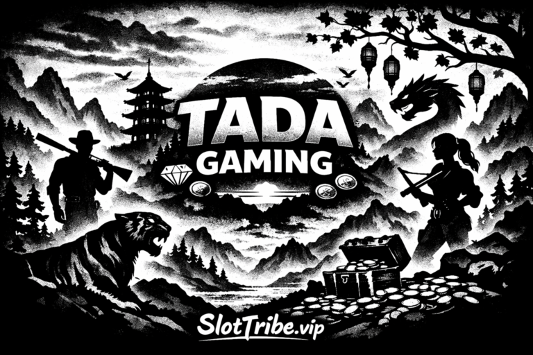 TaDa Gaming Provider page image black and white gritty