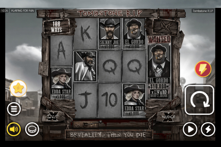 Tombstone R.I.P. slot review gameplay image