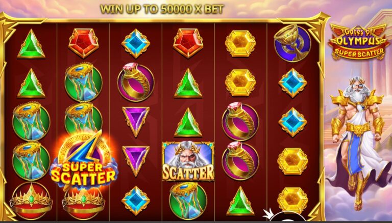 Gates of Olympus Super Scatter slot review gameplay image