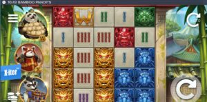 Bamboo Pandits slot review gameplay image – 250 spin test