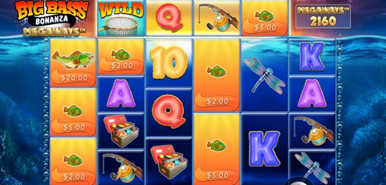 Big Bass Bonanza Megaways slot review gameplay image – 250 spin test