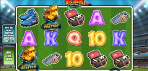 Big Bass Football Bonanza slot review gameplay image – 250 spin test