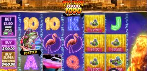 Big Bass Vegas 1000 slot review gameplay image – 250 spin test