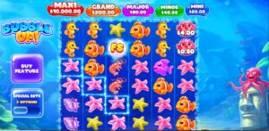 Bubble Up! slot review gameplay image – 250 spin test