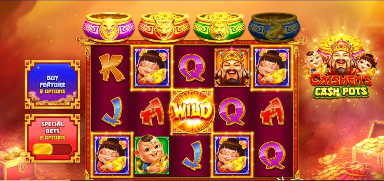Caishens Cash Pots slot review gameplay image – 250 spin test