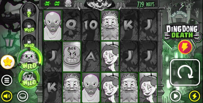 Ding Dong Death slot review gameplay image – 250 spin test
