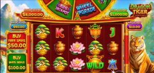 Dragon Tiger Fortunes slot review gameplay image – 250 spin test