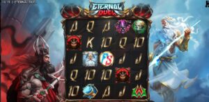 Eternal Duel Hacksaw Gaming slot review gameplay image 250 spin test