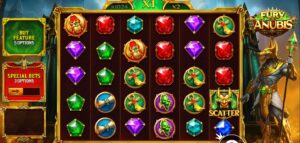 Fury of Anubis slot review gameplay image – 250 spin test