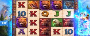 Grizzly Stampede slot review gameplay image – 250 spin test