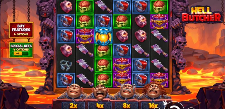 Hell Butcher slot review gameplay image – 250 spin test