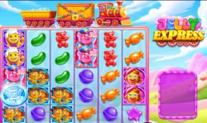 Jelly Express slot review gameplay image – 250 spin test