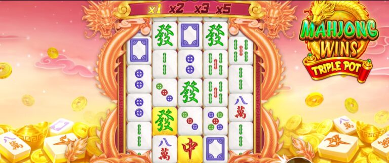 Mahjong WIns Triple Pot slot review gameplay image – 250 spin test