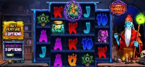 Mr Null's Wicked Wares slot review gameplay image – 250 spin test