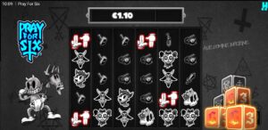 Pray For 6 Hacksaw Gaming slot review gameplay image 250 spin test