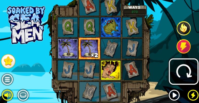 Soaked By Seamen slot review gameplay image – 250 spin test