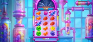 Sweet Burst slot review gameplay image – 250 spin test