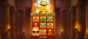 Tut's Treasure Tower Repeat slot review gameplay image – 250 spin test