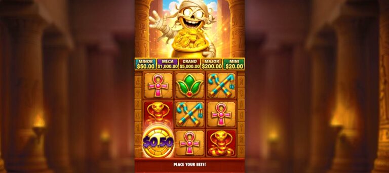 Tut's Treasure Tower Repeat slot review gameplay image – 250 spin test