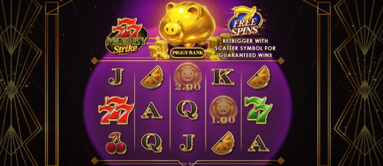 777 Money Strike slot review gameplay image – 250 spin test