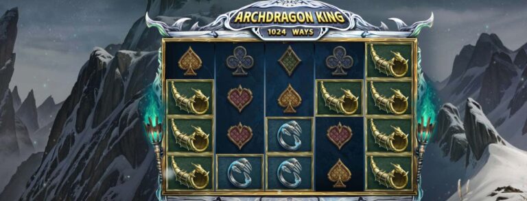 Archdragon King slot review gameplay image – 250 spin test