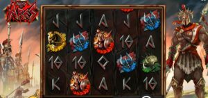 Army of Ares slot review gameplay image – 250 spin test