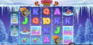 Bigger Bass Blizzard Christmas Catch slot review gameplay image – 250 spin test