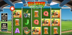 Big Bass Day At The Races slot review gameplay image – 250 spin test