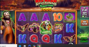 Big Bass Halloween Splash 1000 slot review gameplay image – 250 spin test