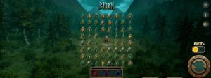 Bjorn slot review gameplay image – 250 spin test