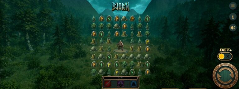 Bjorn slot review gameplay image – 250 spin test