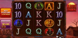 Bloody Dawn slot review gameplay image – 250 spin test