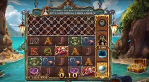 Bounty Cove slot review gameplay image – 250 spin test