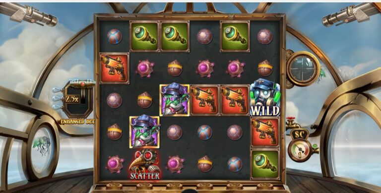 Cloudforge slot review gameplay image – 250 spin test
