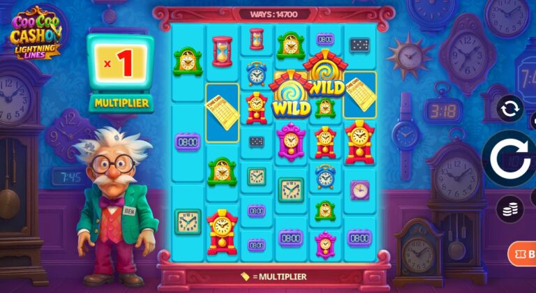 Coo Coo Cashoo Lightninglines slot review gameplay image – 250 spin test