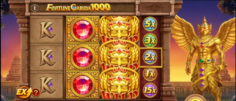 Fortune Garuda 1000 slot review gameplay image – 250 spin test