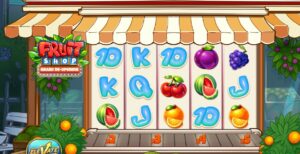 Fruit Shop Grand Re-Opening slot review gameplay image – 250 spin test