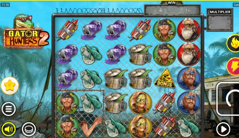 Gator Hunters 2 slot review gameplay image – 250 spin test