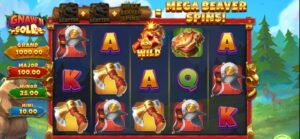Gnaw'n Gold slot review gameplay image – 250 spin test