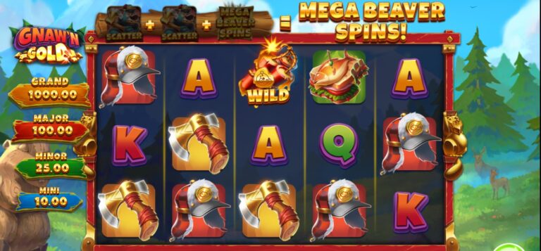 Gnaw'n Gold slot review gameplay image – 250 spin test